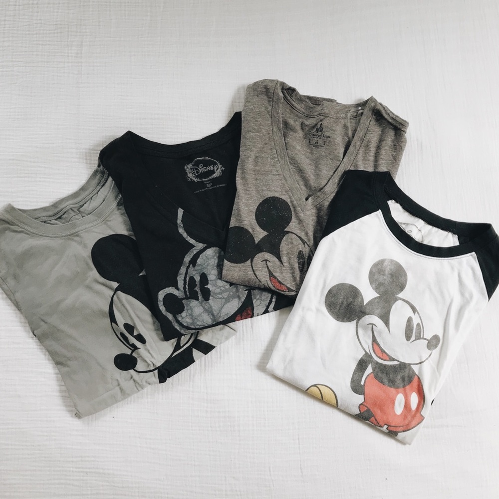 MICKEY themed DISNEY BUNDLE 4 tops)